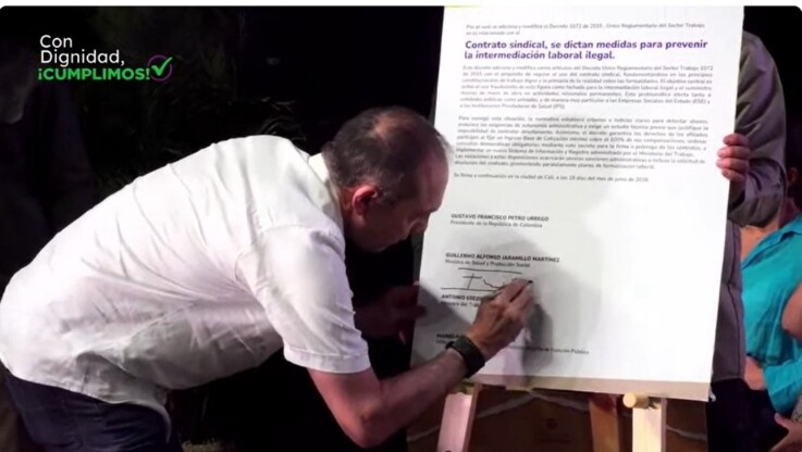 Gobierno Petro reglamenta contrato laboral para artistas y gestores
