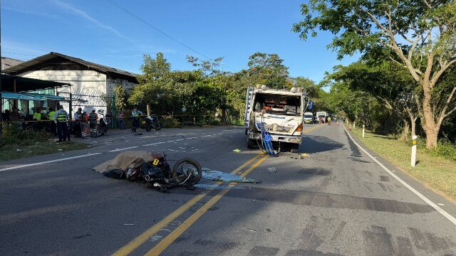 Dos personas murieron en trágico accidente en la vía Ibagué-Alvarado