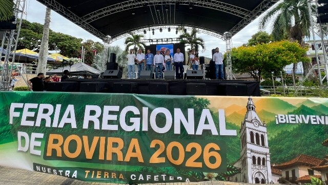 Rovira le abrió las puertas a la primera Feria Regional del Café