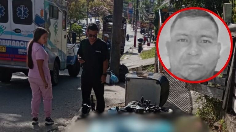 Motociclista murió tras violento choque en la avenida Ambalá