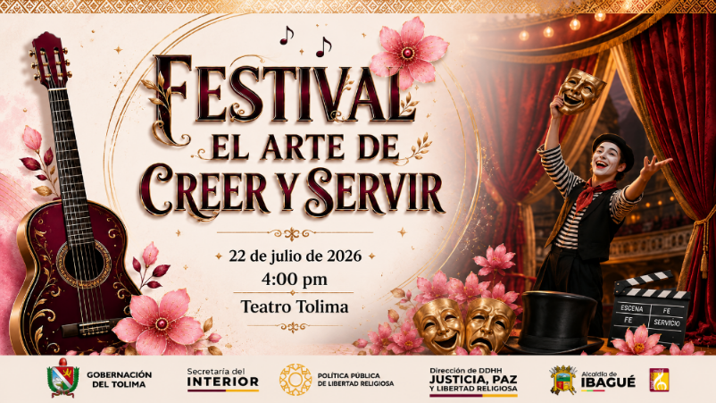 El arte será el punto de encuentro de la libertad religiosa en el Tolima