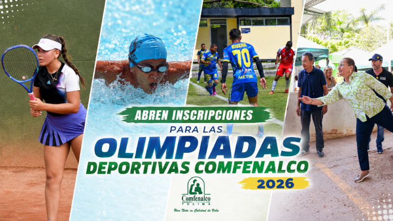 Abren inscripciones para las olimpiadas deportivas Comfenalco 2026