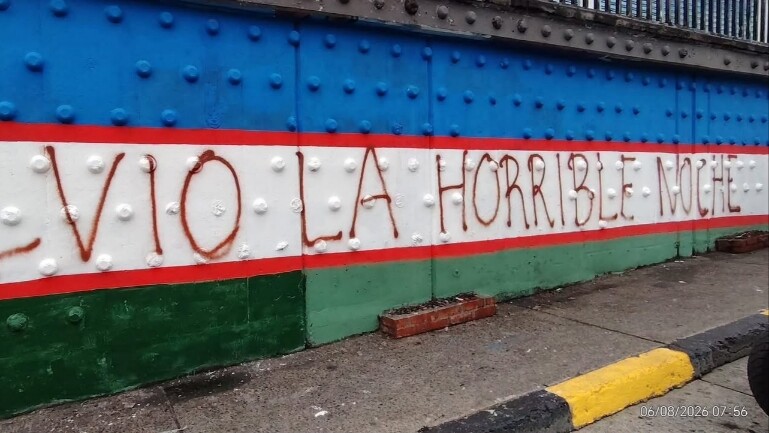 Cali amaneció con grafitis de rechazo a De la Espriella