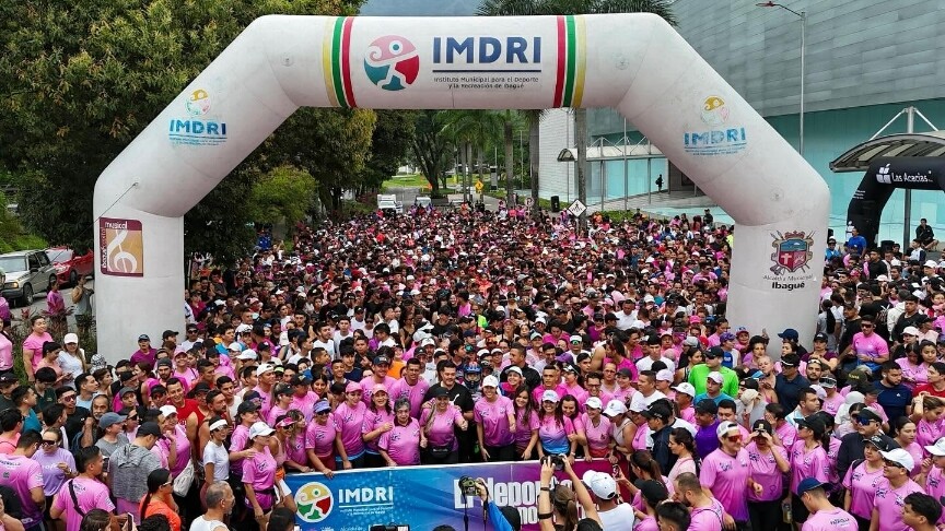 Una carrera 5K llenará de color y música las calles de Ibagué este domingo