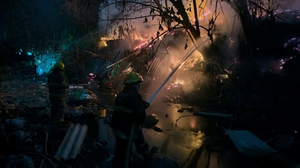 Incendio afectó siete viviendas en el Hato de la Virgen
