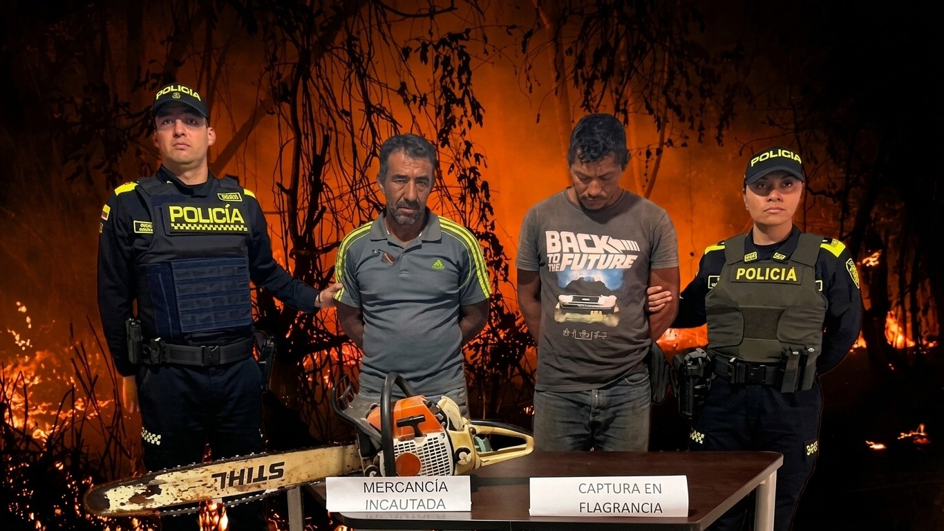 Cárcel para imputados por incendio forestal en Dolores, Tolima