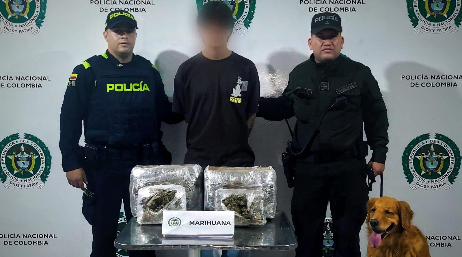 Capturado joven que transportaba seis kilos de marihuana en la terminal de Ibagué