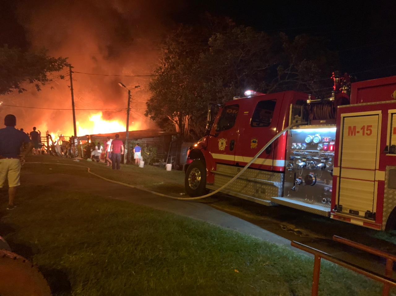 Incendio estructural en el barrio Brisas del Combeima