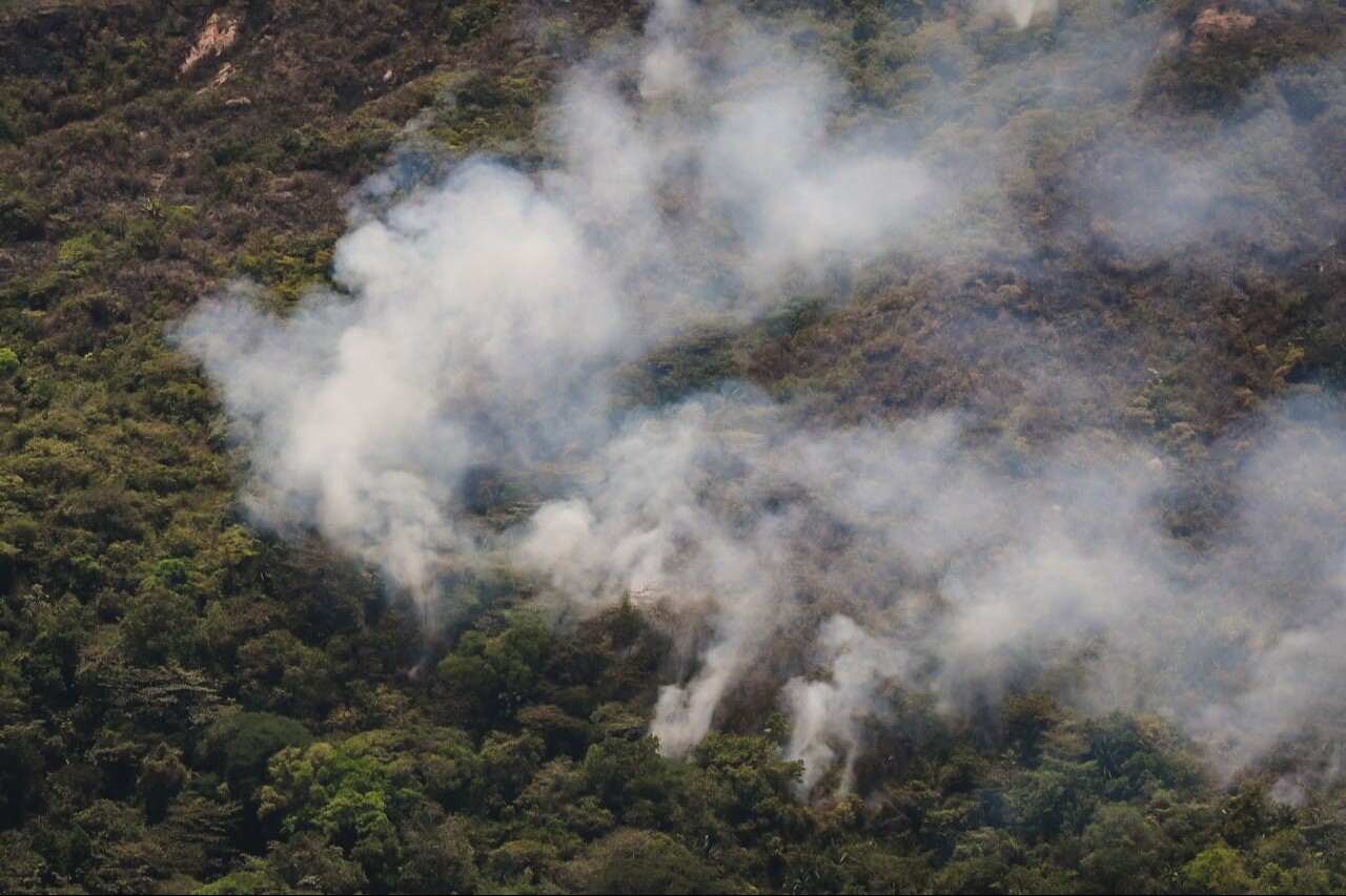 Continúan los incendios forestales en el Tolima: 16 siguen activos