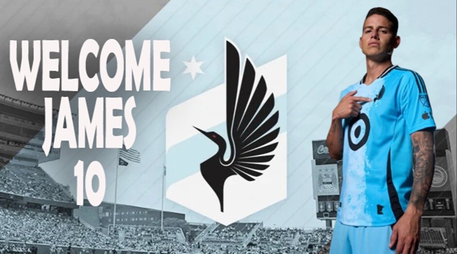 James Rodríguez: El nuevo 'Astro' del Minnesota United