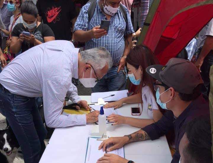Jaramillo llegó a Ibagué a firmar revocatoria del alcalde Hurtado