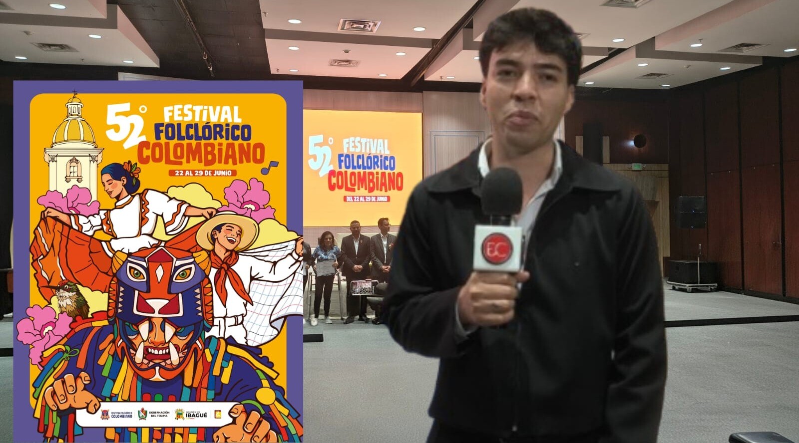 Ibagué presenta la imagen oficial del 52° Festival Folclórico Colombiano