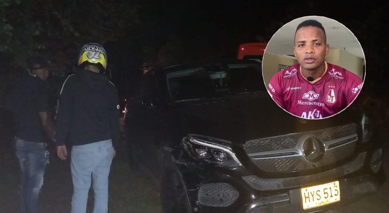 Jugador del Deportes Tolima es señalado de atropellar dos jóvenes en vía al Guamo