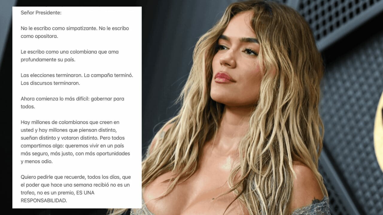 El llamado de Karol G al presidente electo