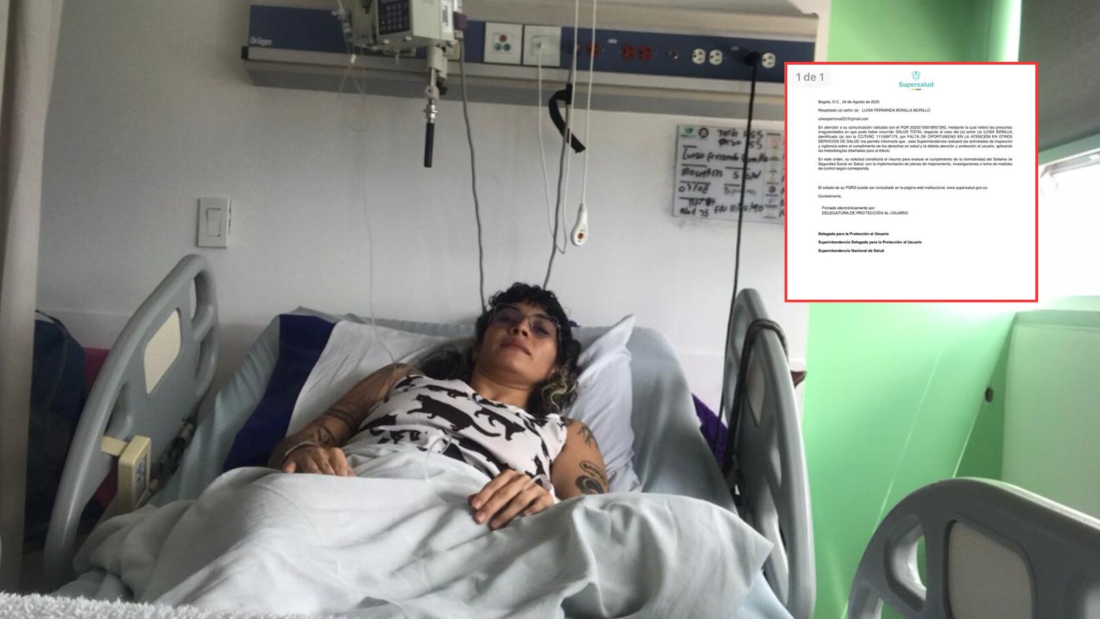 Luisa enfrenta el riesgo de perder la movilidad mientras su cirugía sigue sin autorizarse