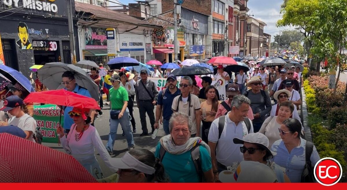 Marcha multitudinaria y pacífica en Ibagué terminó con intervención de la UNDMO