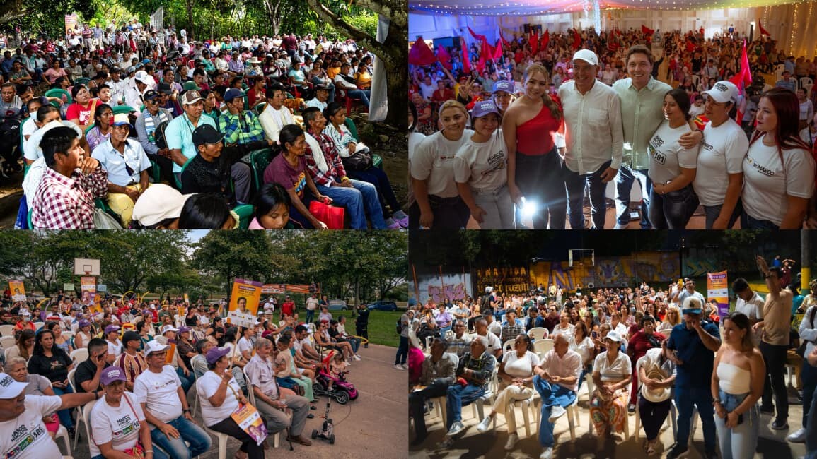 Marco Hincapié sella su compromiso con el Tolima en concurridos cierres comunales y municipales