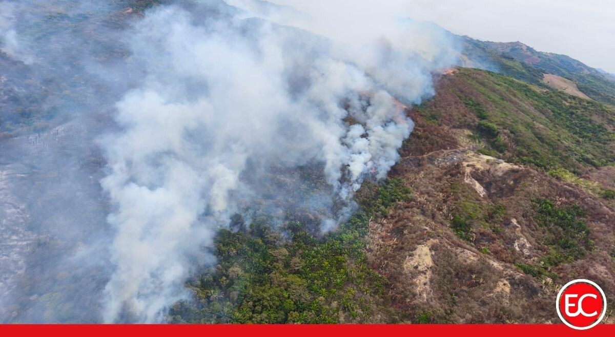Más de 400 hectáreas han sido afectadas por el fuego en San Luis