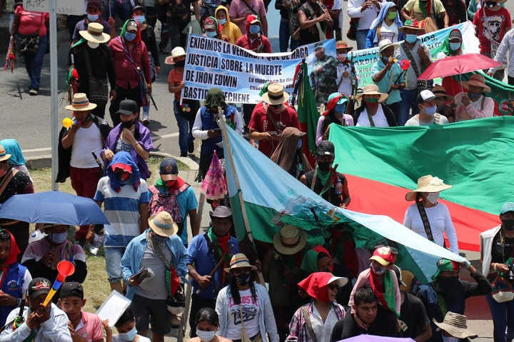 La minga indígena llega a Ibagué