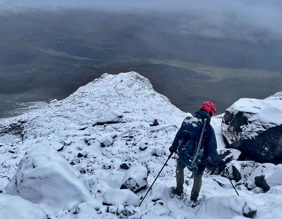 Montañista canadiense resultó herido en el Nevado del Tolima