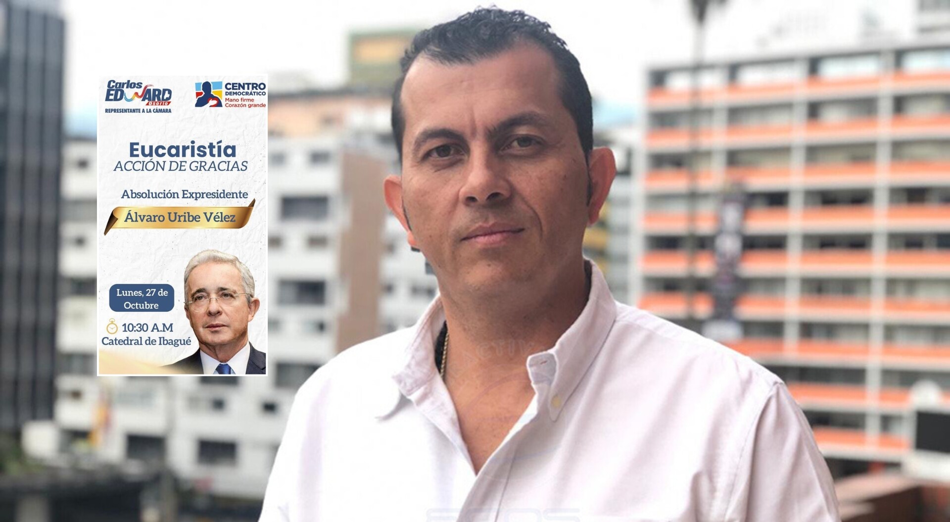 “Muy exagerado”, le dicen a Carlos Edward Osorio por su polémica misa en favor de Uribe