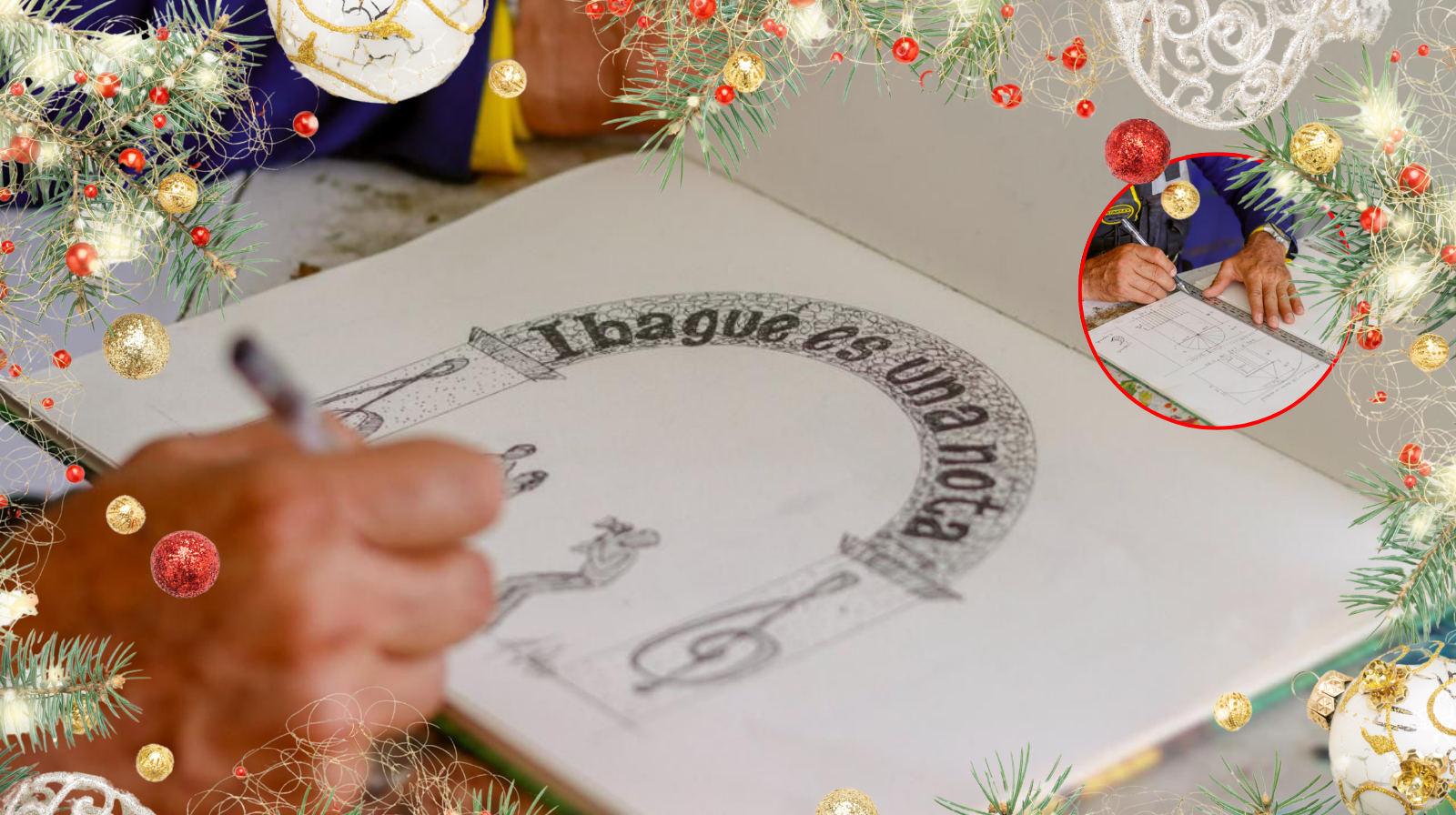 El artesano que hace brillar Ibagué con la magia del alumbrado navideño