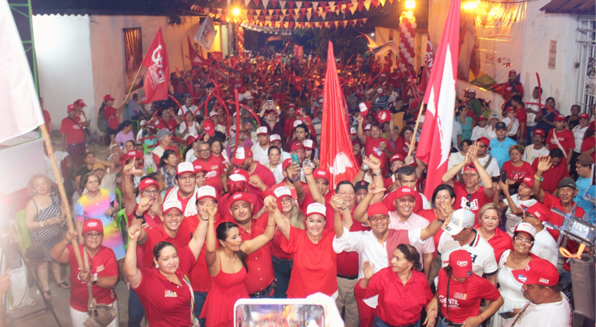 Nutrida concentración Liberal le ofrece respaldo a Gentil Gómez en Melgar