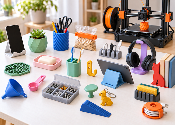 20 objetos útiles para imprimir en 3D en casa