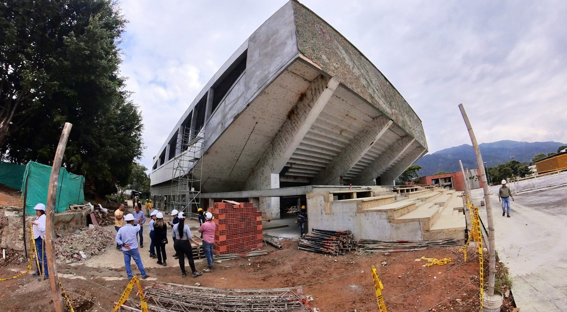 Obras del Coliseo Menor avanzan, pero presentan nuevo retraso