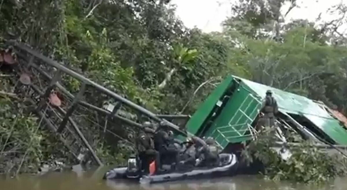 Operativo de Colombia y Brasil desmantela estructura de minería ilegal en la Amazonía