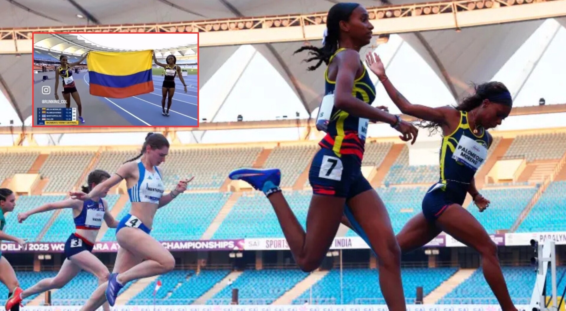 Oro y plata para Colombia en el Mundial de Paratletismo