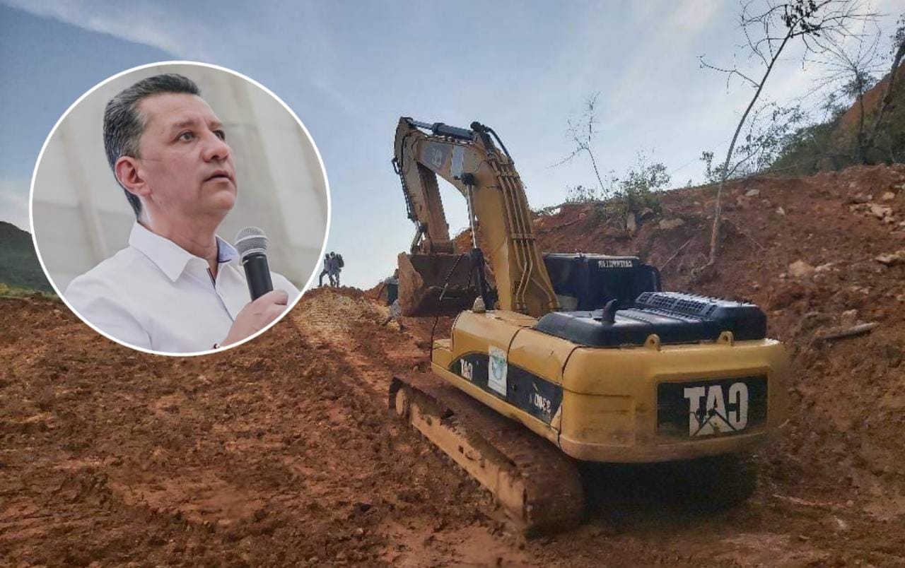 Orozco dice que la maquinaria ha permanecido en la vía Prado-Dolores