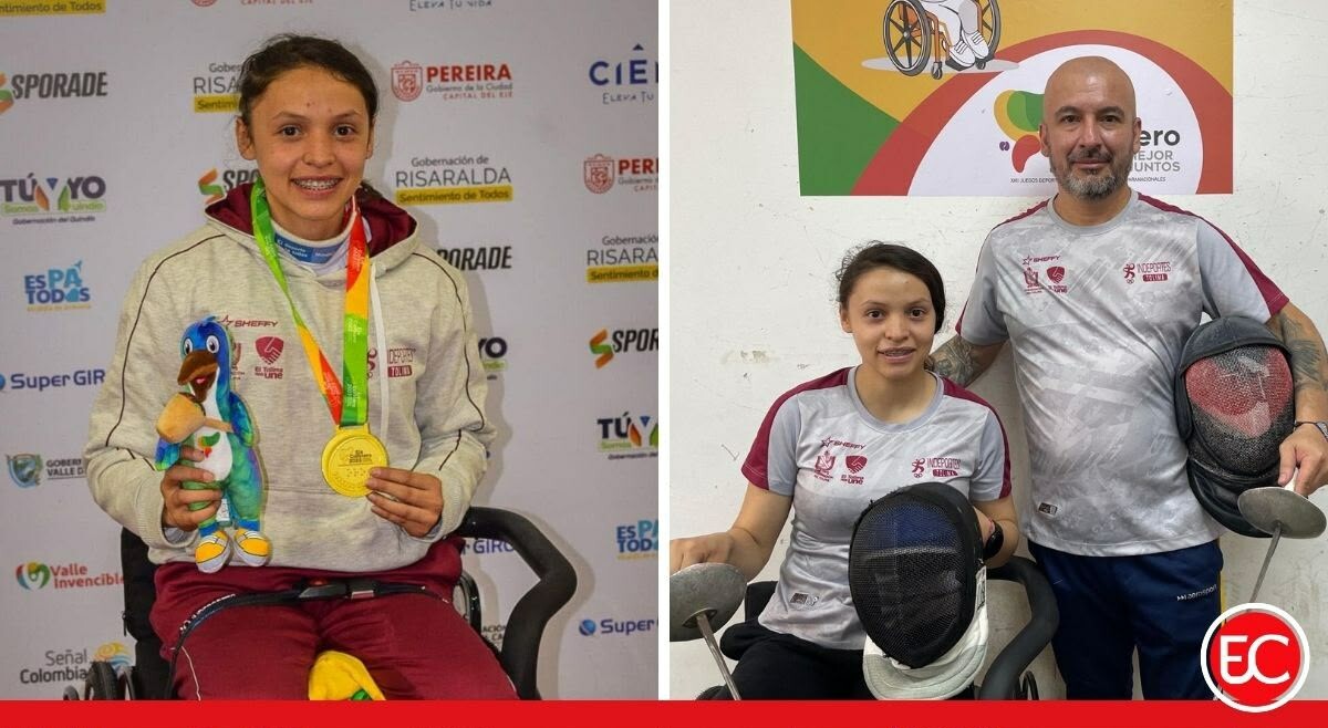 La esgrimista tolimense que sueña con llegar a los Juegos Paralímpicos de Los Ángeles 2028