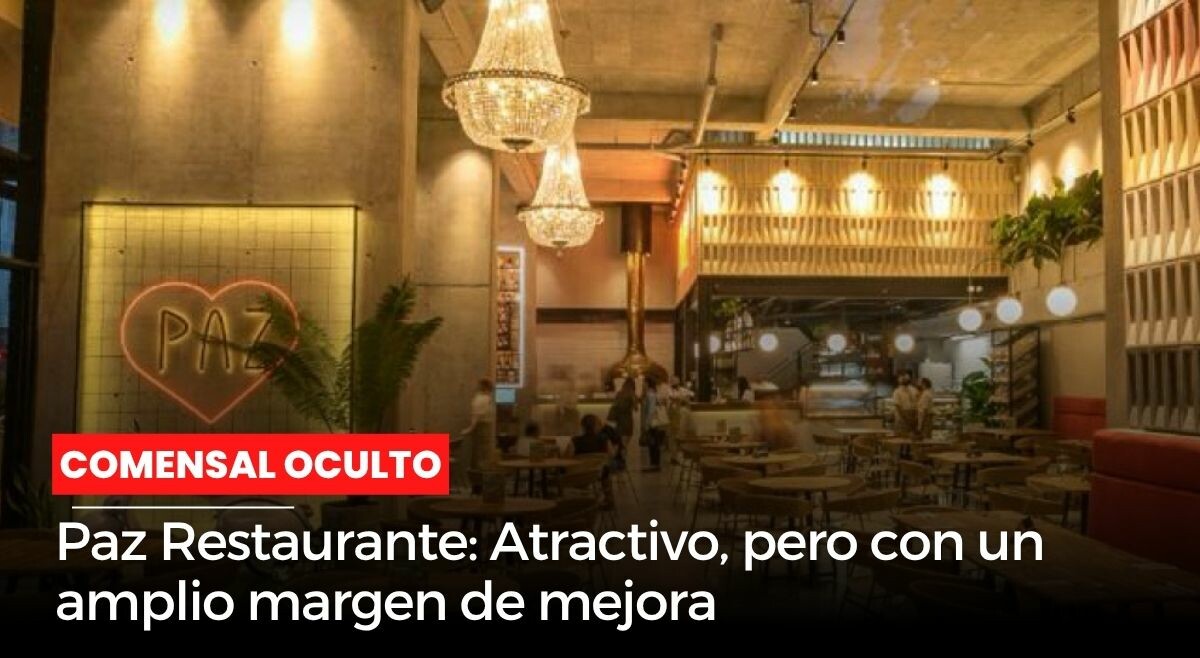 Paz Restaurante: Atractivo, pero con un amplio margen de mejora