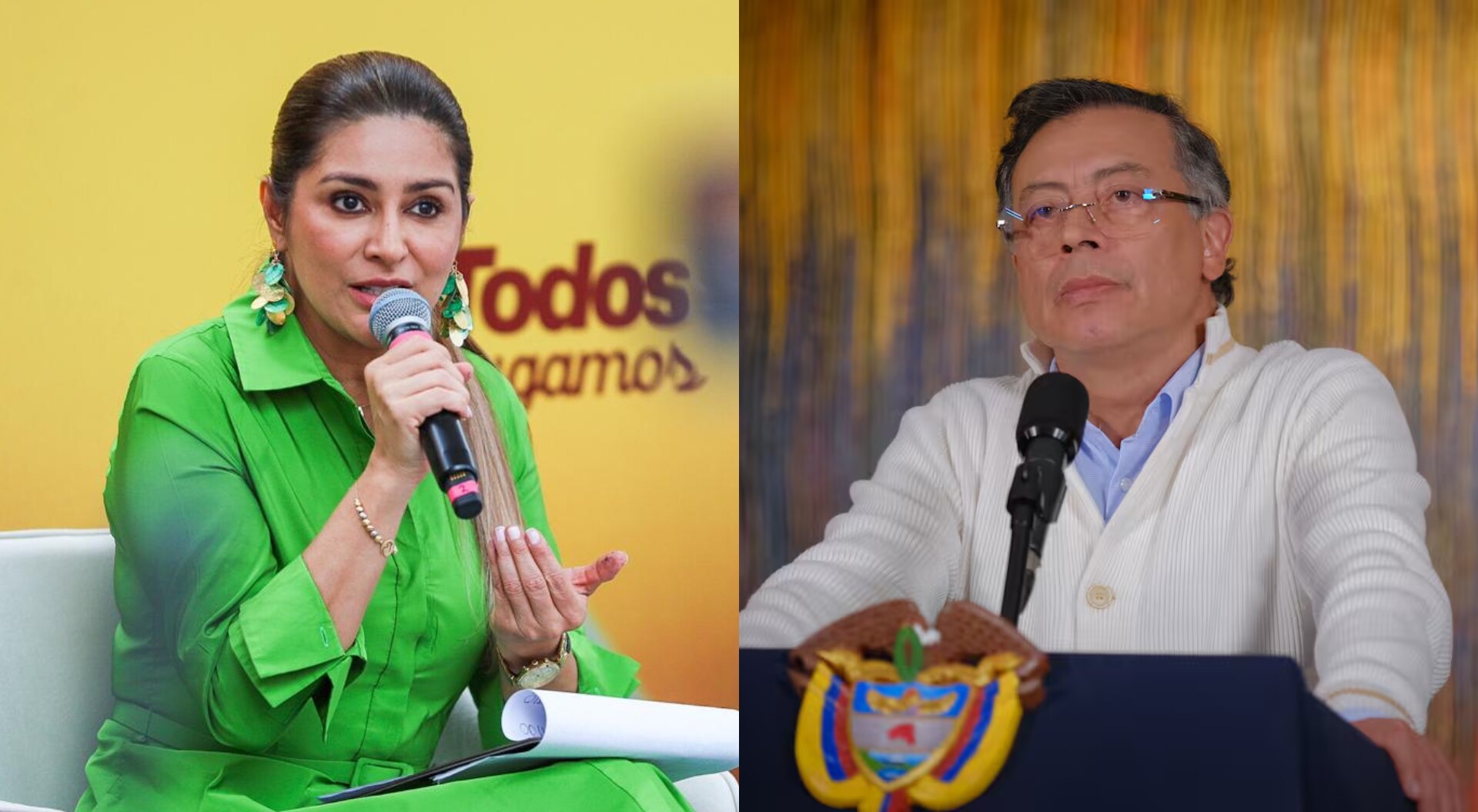 Gobernadora Matiz invitó al presidente Petro a un debate público