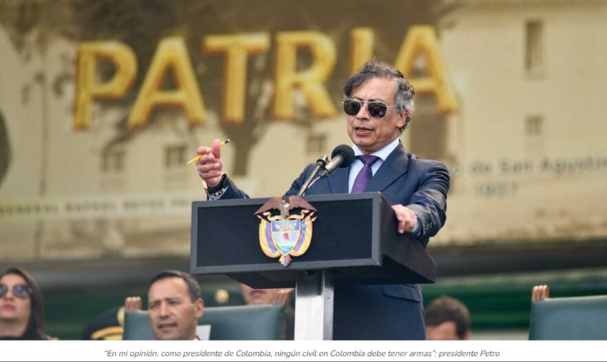 ‘El mercenarismo ha quedado prohibido en Colombia’: presidente Petro