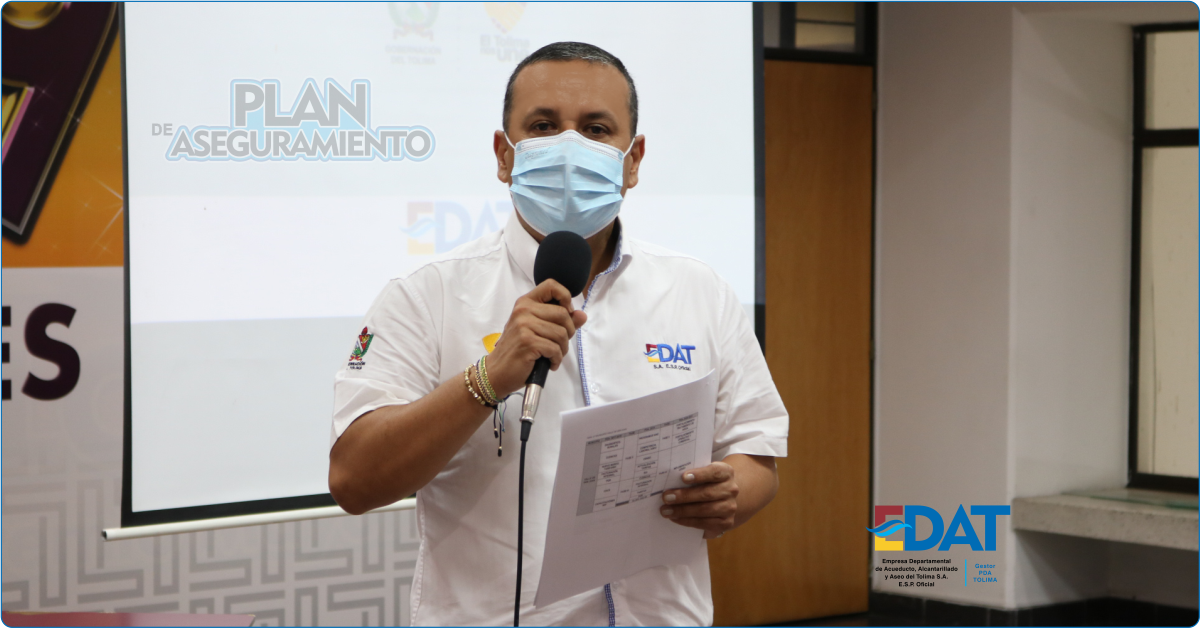 Plan de Aseguramiento para la prestación de los servicios lanza la EDAT