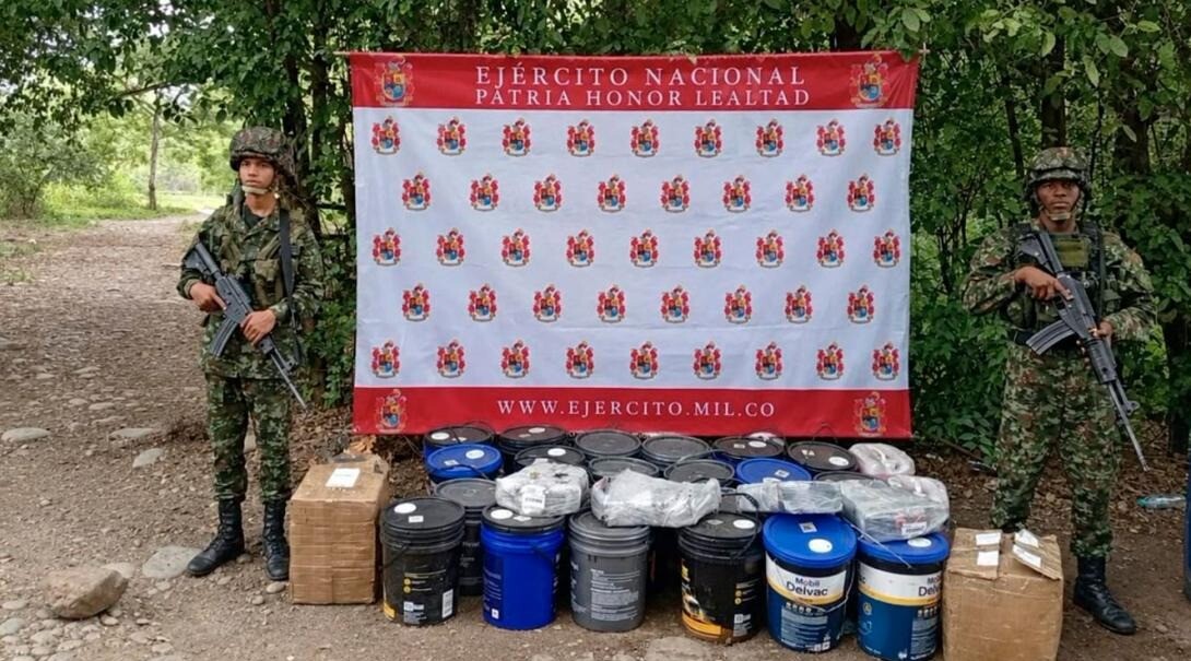 Autoridades Incautan insumos que serían usados para minería ilegal en Ataco