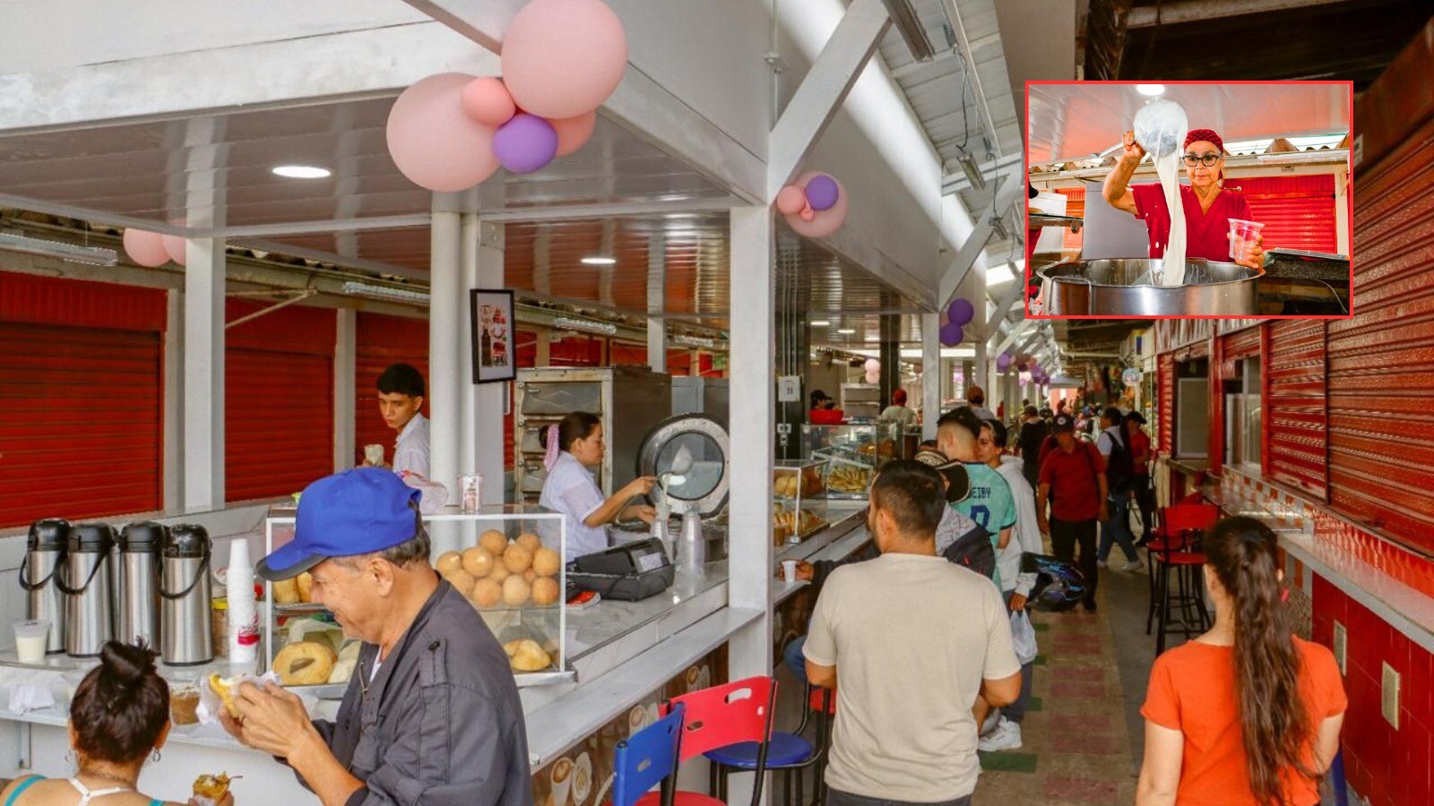 Plaza El Jardín estrena renovado pasillo gastronómico y de flores tras 30 años de espera