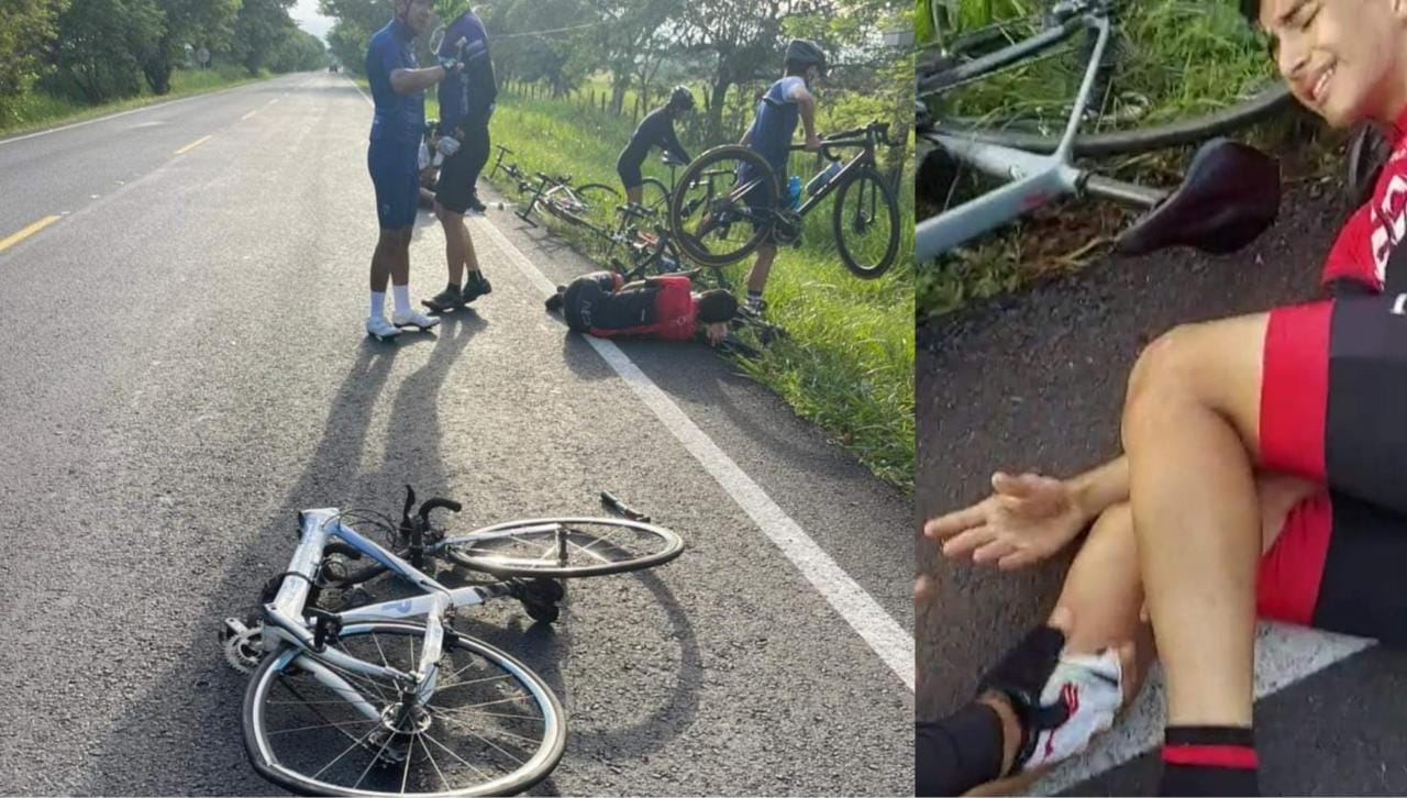 Policía que arrolló a ciclistas en la vía Ibagué - Alvarado, trató de huir