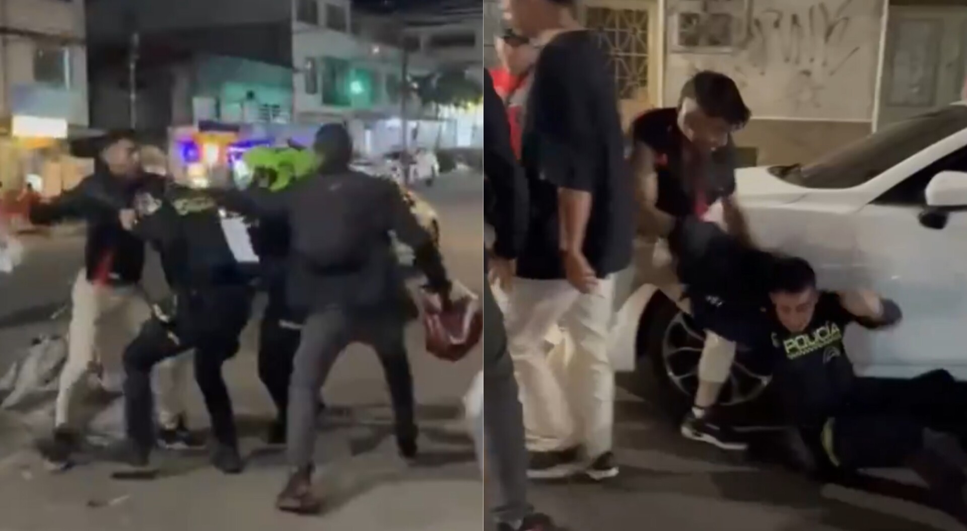 Policía y ciudadano protagonizaron pelea en el Panóptico de Ibagué