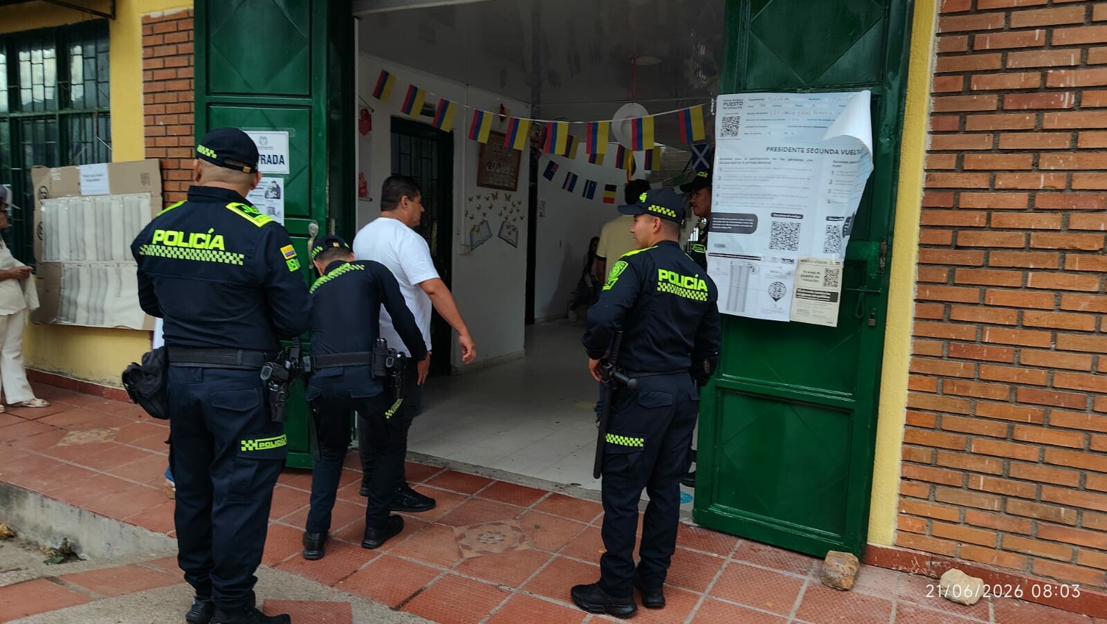 Normalidad total en el Tolima durante la segunda vuelta electoral