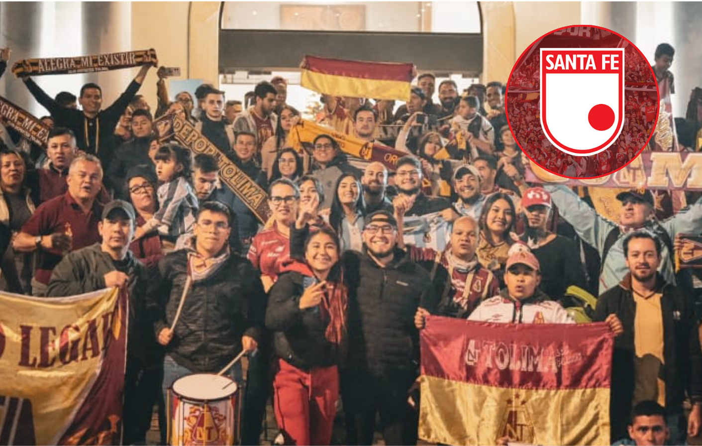 Santa Fe-Deportes Tolima, clásico del cuadrangular B