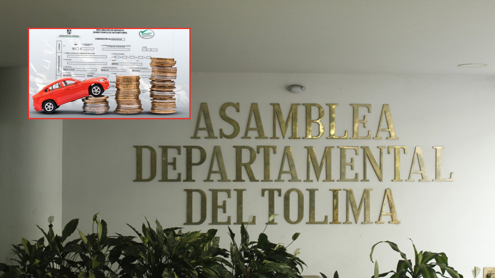 Asamblea del Tolima aprueba alivios tributarios para contribuyentes del impuesto vehicular