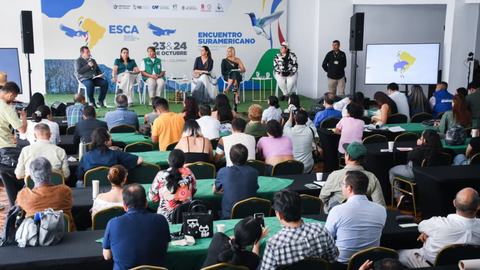 Delegaciones de siete países impulsan desde Ibagué un compromiso ambiental andino