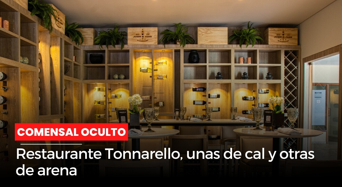 Restaurante Tonnarello, unas de cal y otras de arena