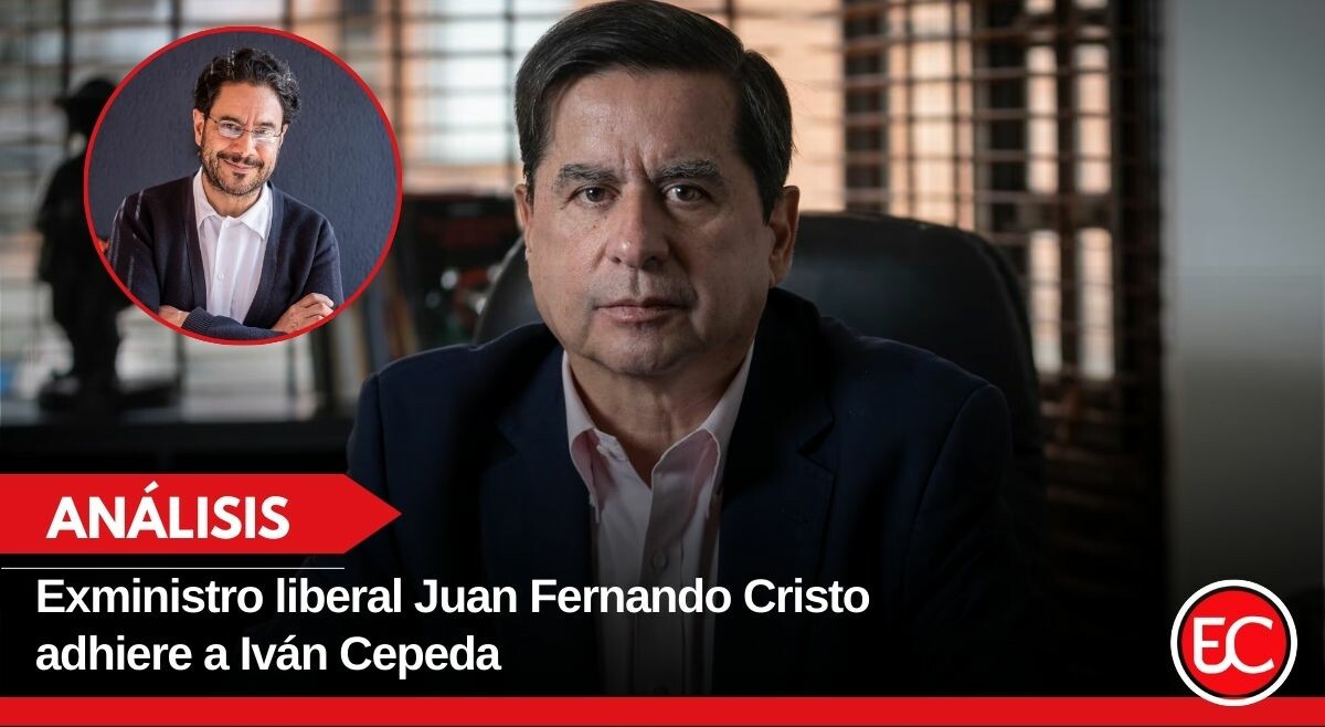 Exministro liberal Juan Fernando Cristo adhiere a Iván Cepeda
