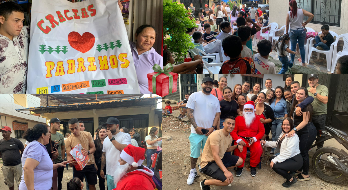 La tendera que se propuso que ningún niño de su barrio se quedara sin regalo