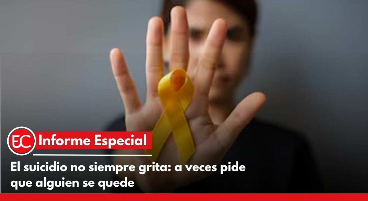 El suicidio no siempre grita: a veces pide que alguien se quede
