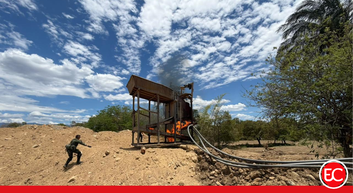 Golpe a disidencias de las Farc por minería ilegal en Coyaima